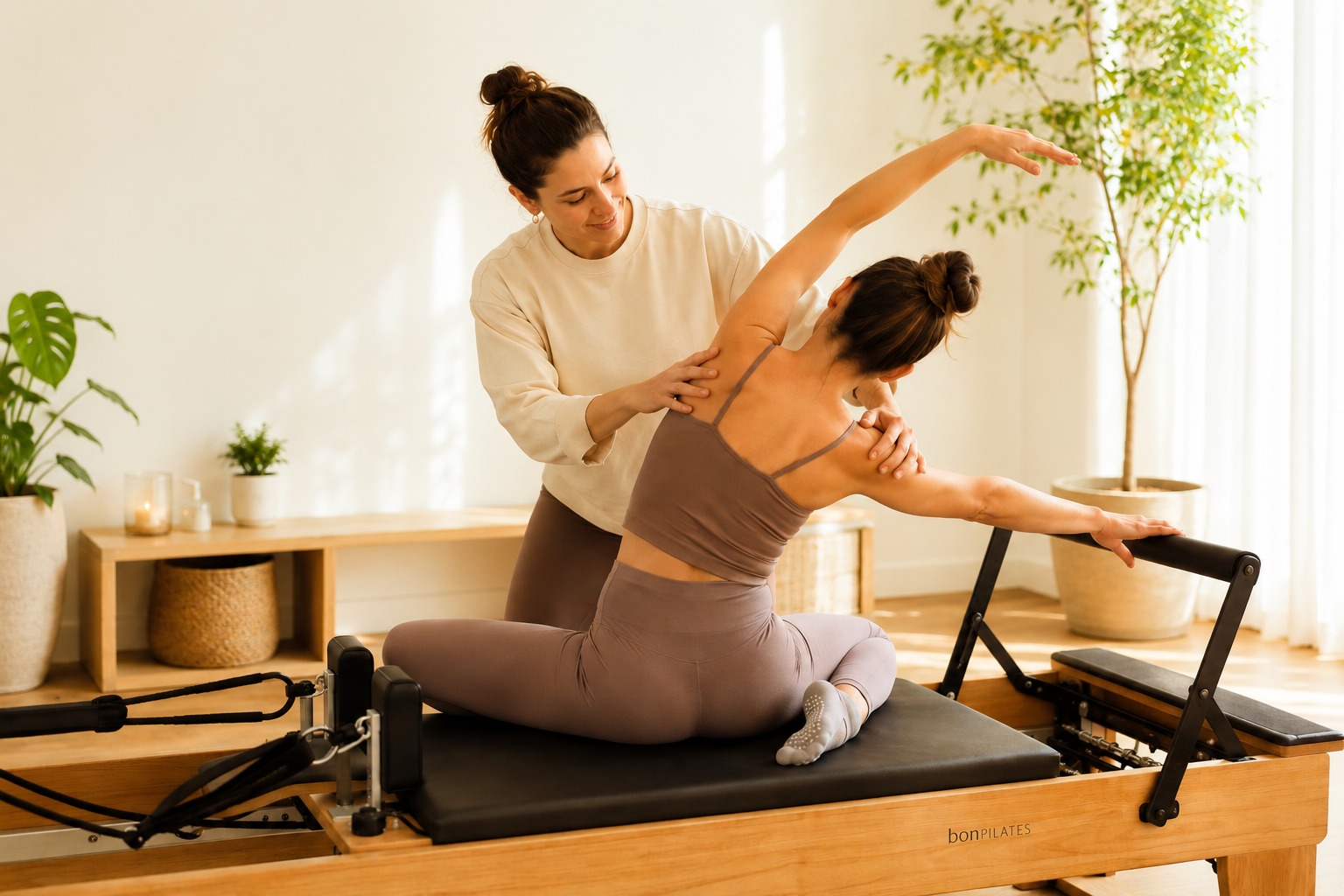Clase personalizada de Pilates Reformer